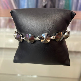 Jim Ball Bracelet  RB219 - Hematite/Silver