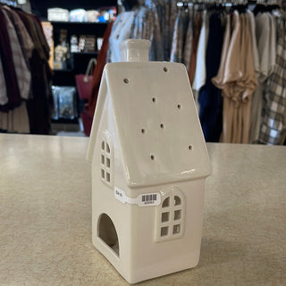 Large White Ceramic House