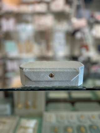 Spartina 449 Velvet Snap Closure Jewelry Box - Sea Foam