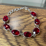 Jim Ball Bracelet RB233 - Lt. Siam/Silver