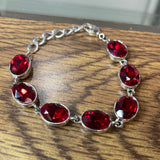 Jim Ball Bracelet RB233 - Lt. Siam/Silver