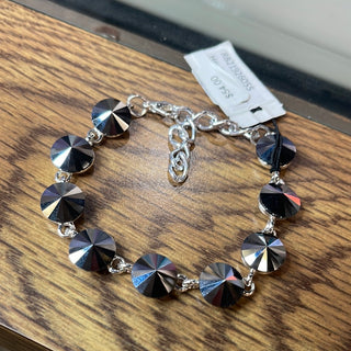 Jim Ball Bracelet  RB219 - Hematite/Silver