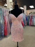 Sherri Hill 55123 - Pink Size 6