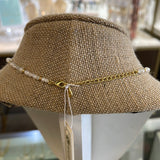 Spartina 449 Sparkly Pearl Charm Necklace