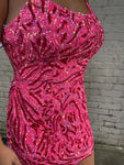 Rachel Allan 40183 - Fuchsia/Pink Size 10