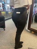 Hidden Jeans Black Button Fly Skinny Jean