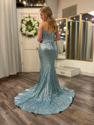 Sherri Hill 55522 - Light Green Size 8