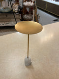 Home Decor - Candlestick 11.75" Marble Pillar Candle Holder