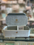 Spartina 449 Velvet Snap Closure Jewelry Box - Sea Foam