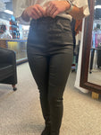 Hidden Jeans Black Button Fly Skinny Jean