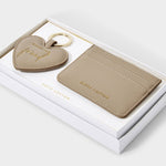 Katie Loxton "Fabulous Friend" Heart Keyring & Card Holder Set