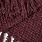 Katie Loxton Plum Chunky Knitted Scarf