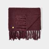 Katie Loxton Plum Chunky Knitted Scarf