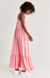 Z Supply Lido Slub Maxi Dress - Flamingo