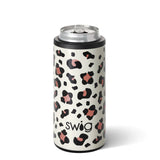 Drinkware - Swig Luxy Leopard Skinny Can Cooler