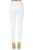 Kan Can White High Rise Skinny Jeans